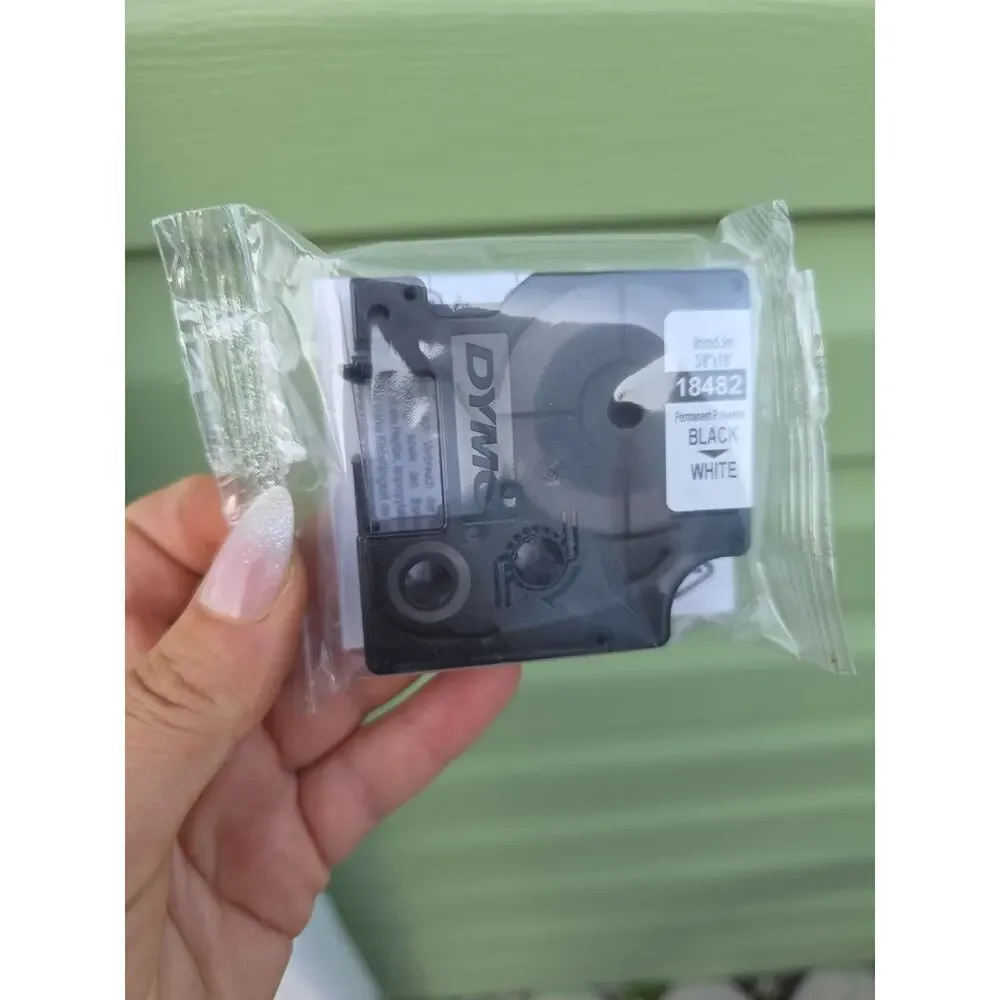 NEW DYMO 18443 Rhino Labels Vinyl Tape 3/8